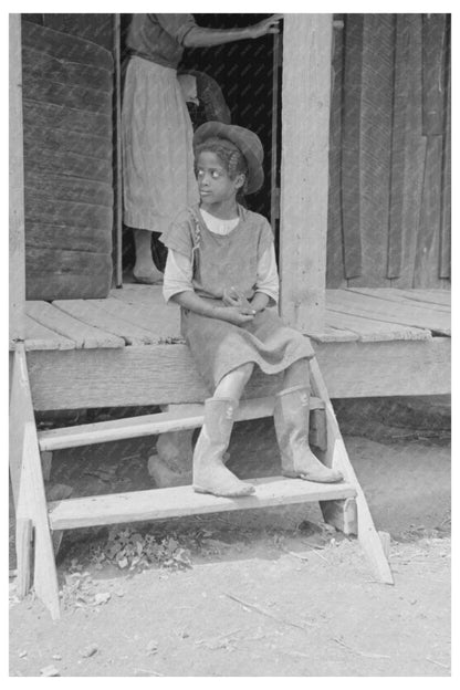 Daughter of Sharecropper on Porch New Madrid County 1938