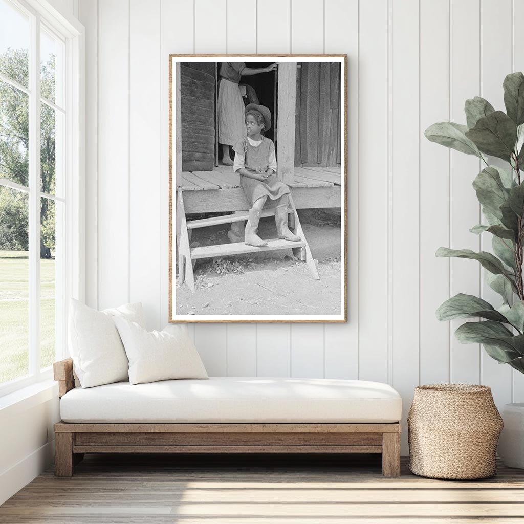 Daughter of Sharecropper on Porch New Madrid County 1938