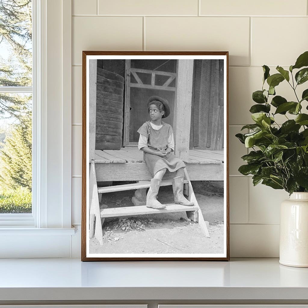 Young Girl on Porch New Madrid County Missouri May 1938