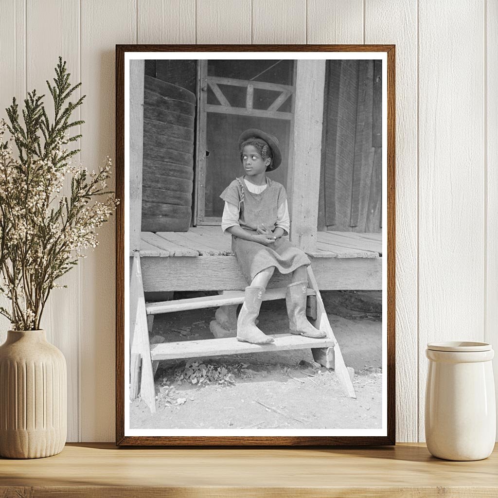 Young Girl on Porch New Madrid County Missouri May 1938