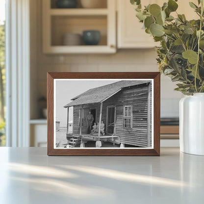 Vintage 1938 Sharecropper Cabin Porch Southeast Missouri