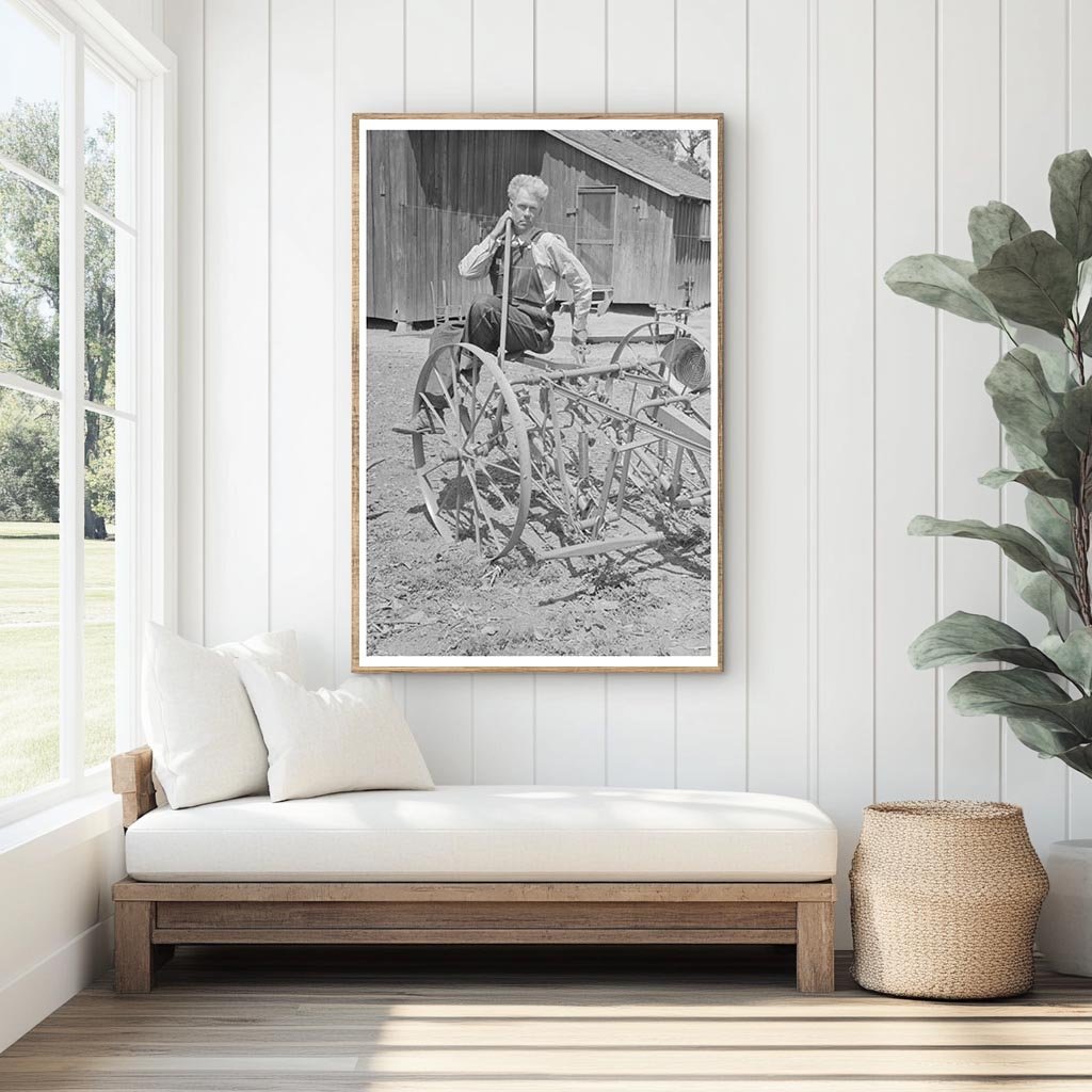 Sharecropper Cultivating Southeast Missouri Farms May 1938