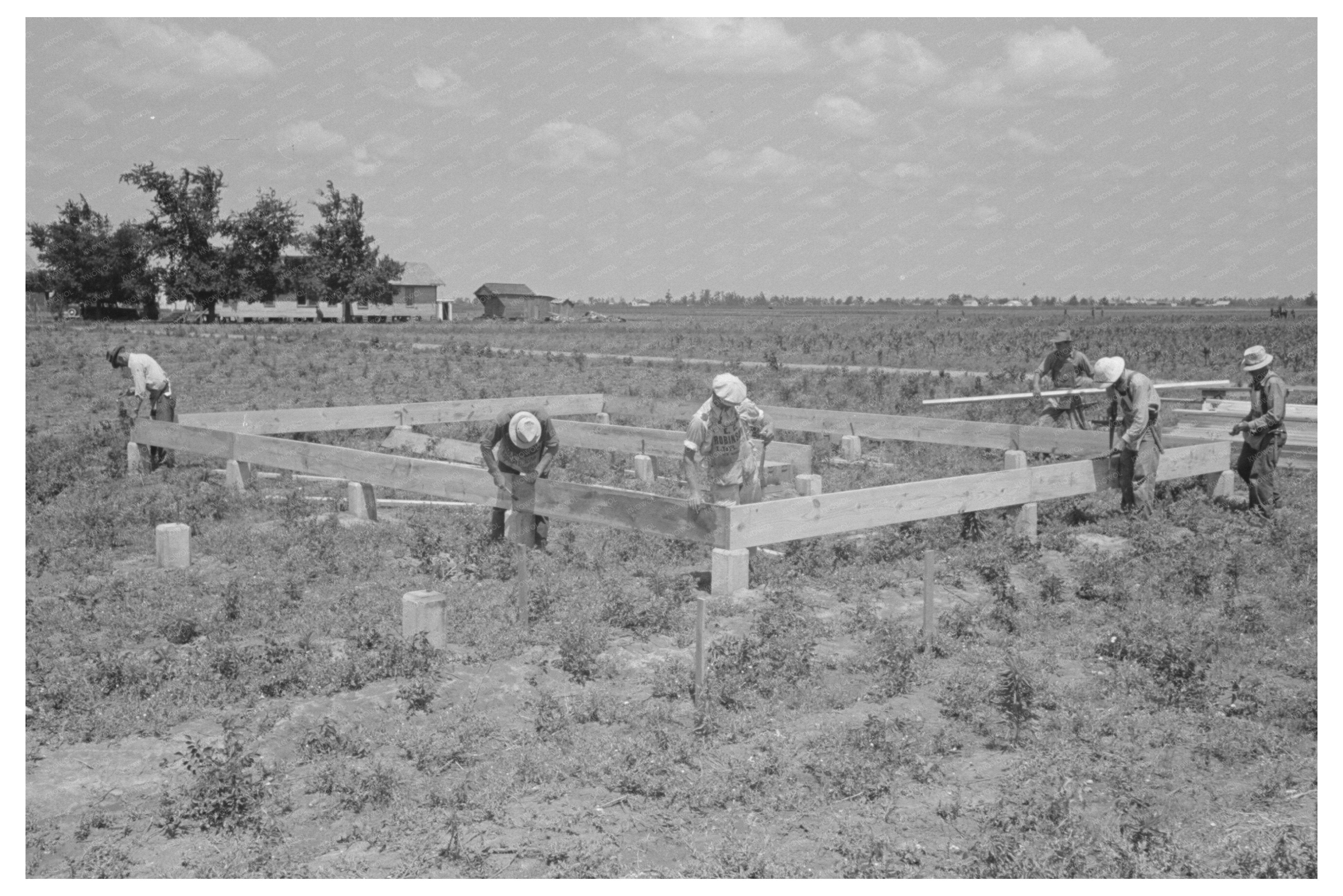 Vintage 1938 Precut Girders in Southeast Missouri Farms Project