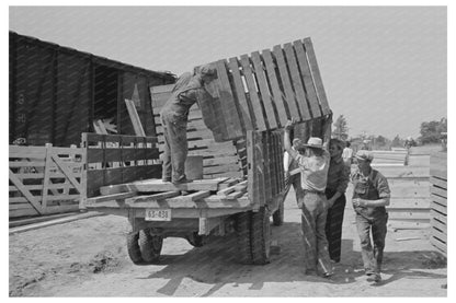 Vintage 1938 Transportation Scene in Southeast Missouri