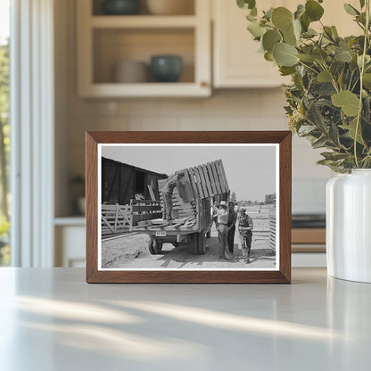 Vintage 1938 Transportation Scene in Southeast Missouri