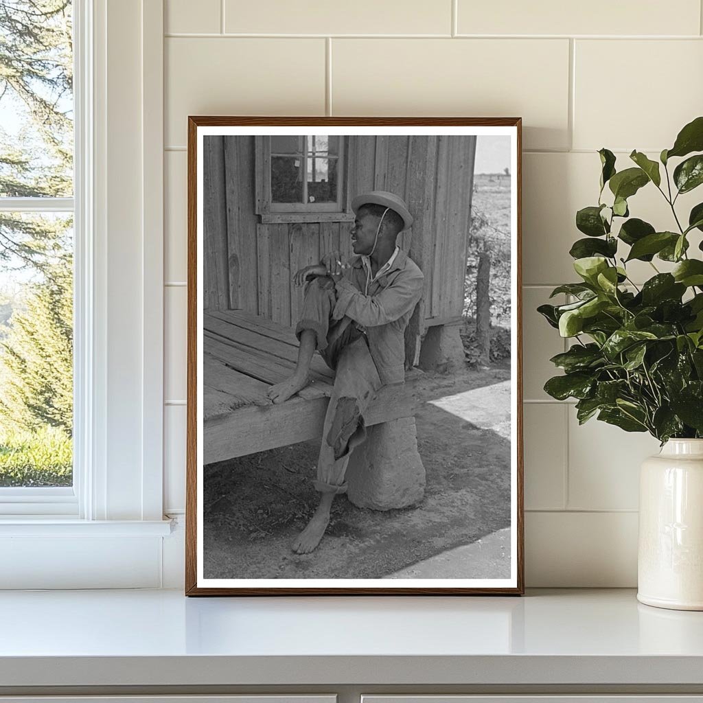 Young Boy on Porch in New Madrid County Missouri 1938