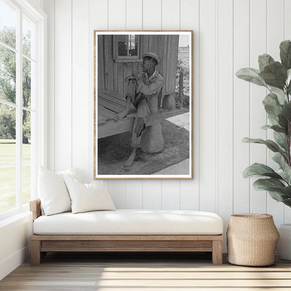 Young Boy on Porch in New Madrid County Missouri 1938