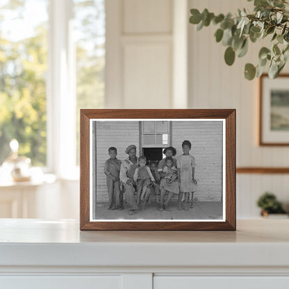 Family on Porch of Shack Home Missouri May 1938