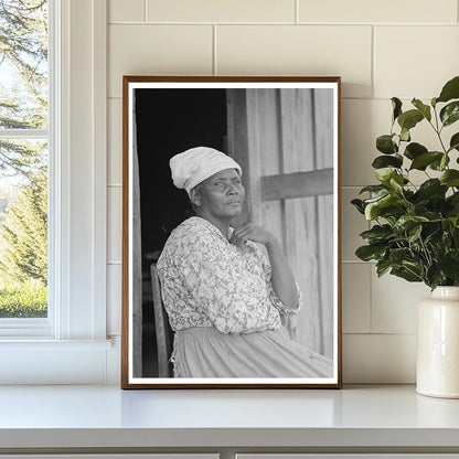 Vintage 1938 Woman in Southeast Missouri Farm Life