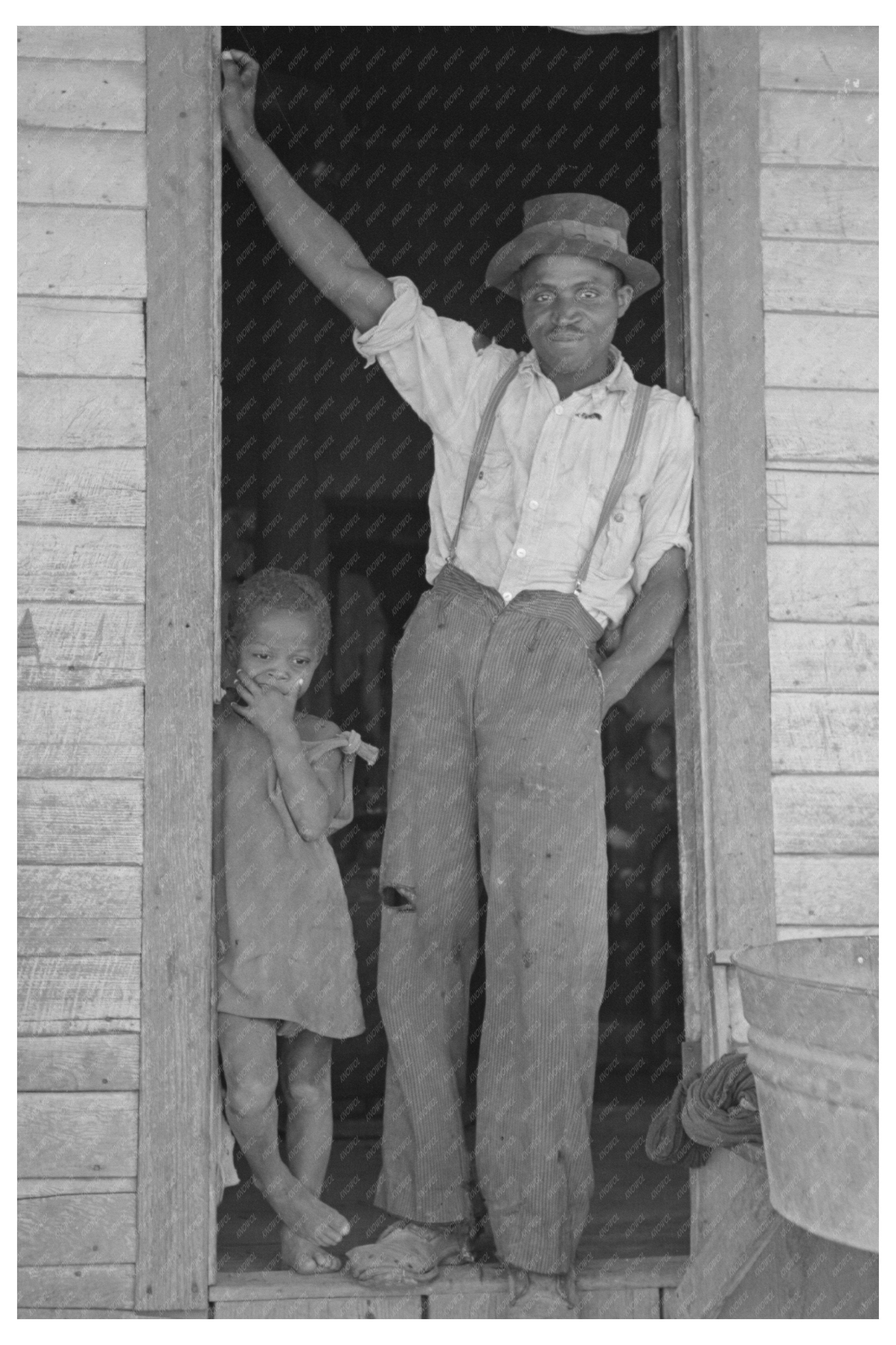 Sharecropper and Daughter in Missouri Shack 1938