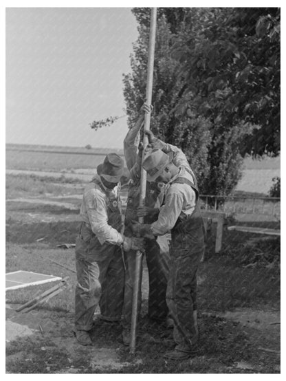 Well Construction Process in New Madrid County May 1938