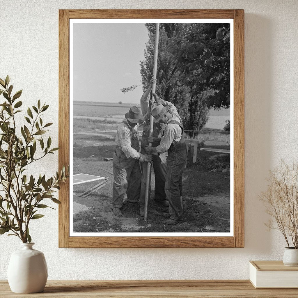 Well Construction Process in New Madrid County May 1938