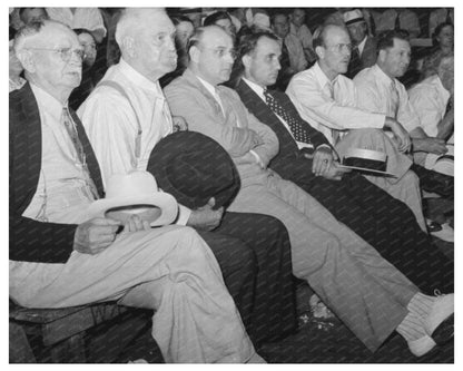 Wrestling Match Spectators Sikeston Missouri 1938