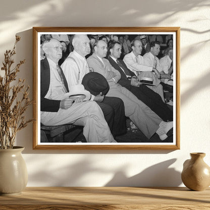 Wrestling Match Spectators Sikeston Missouri 1938