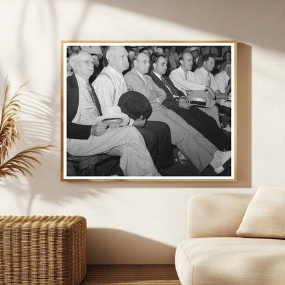 Wrestling Match Spectators Sikeston Missouri 1938