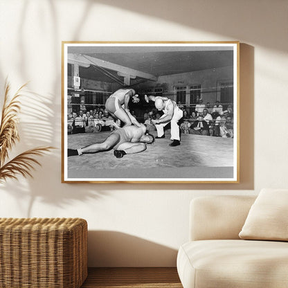 1938 American Legion Wrestling Match in Sikeston Missouri