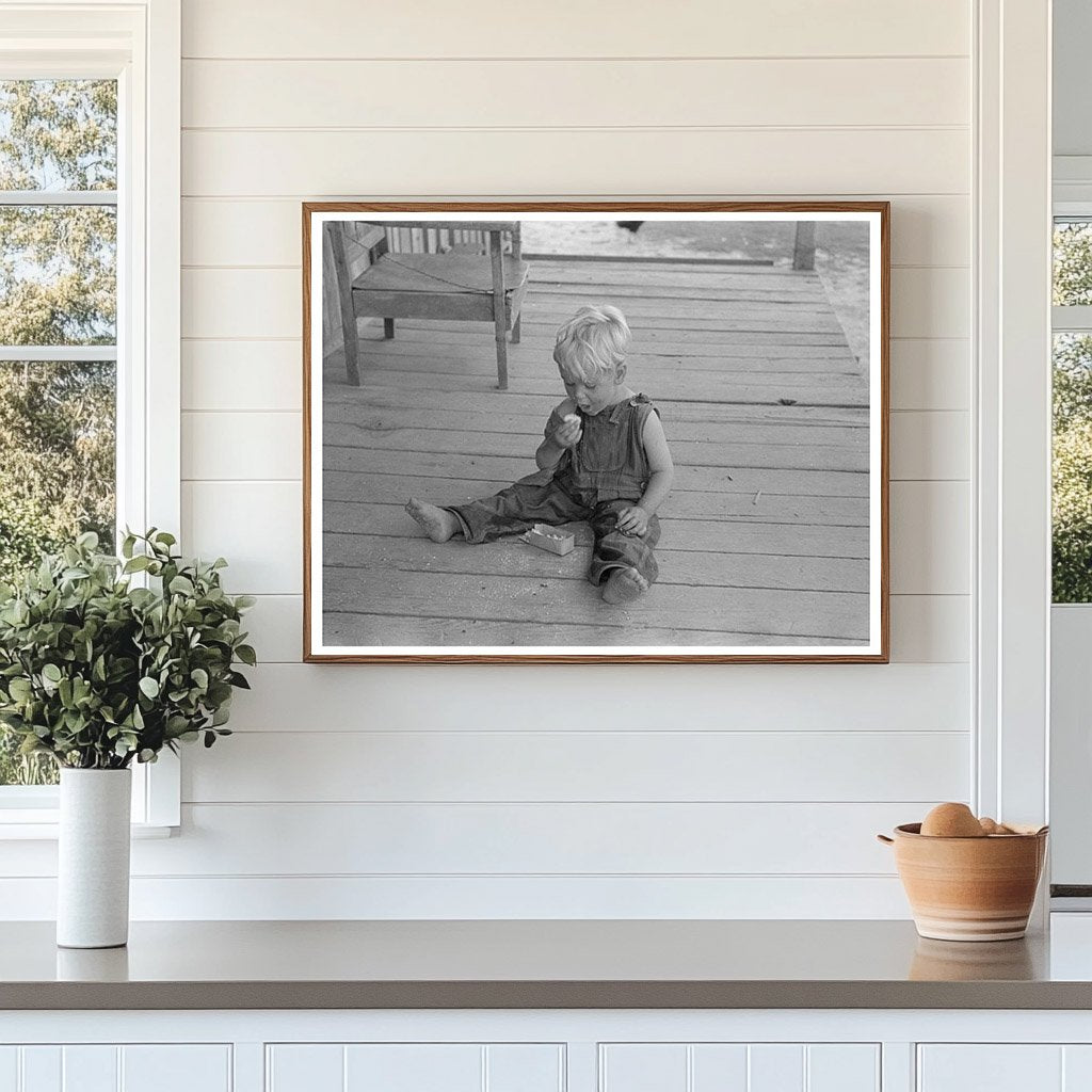 Sharecropper Family on Cabin Porch New Madrid County 1938