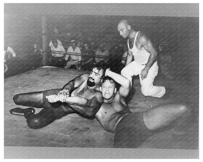 Wrestling Match in Sikeston Missouri May 1938