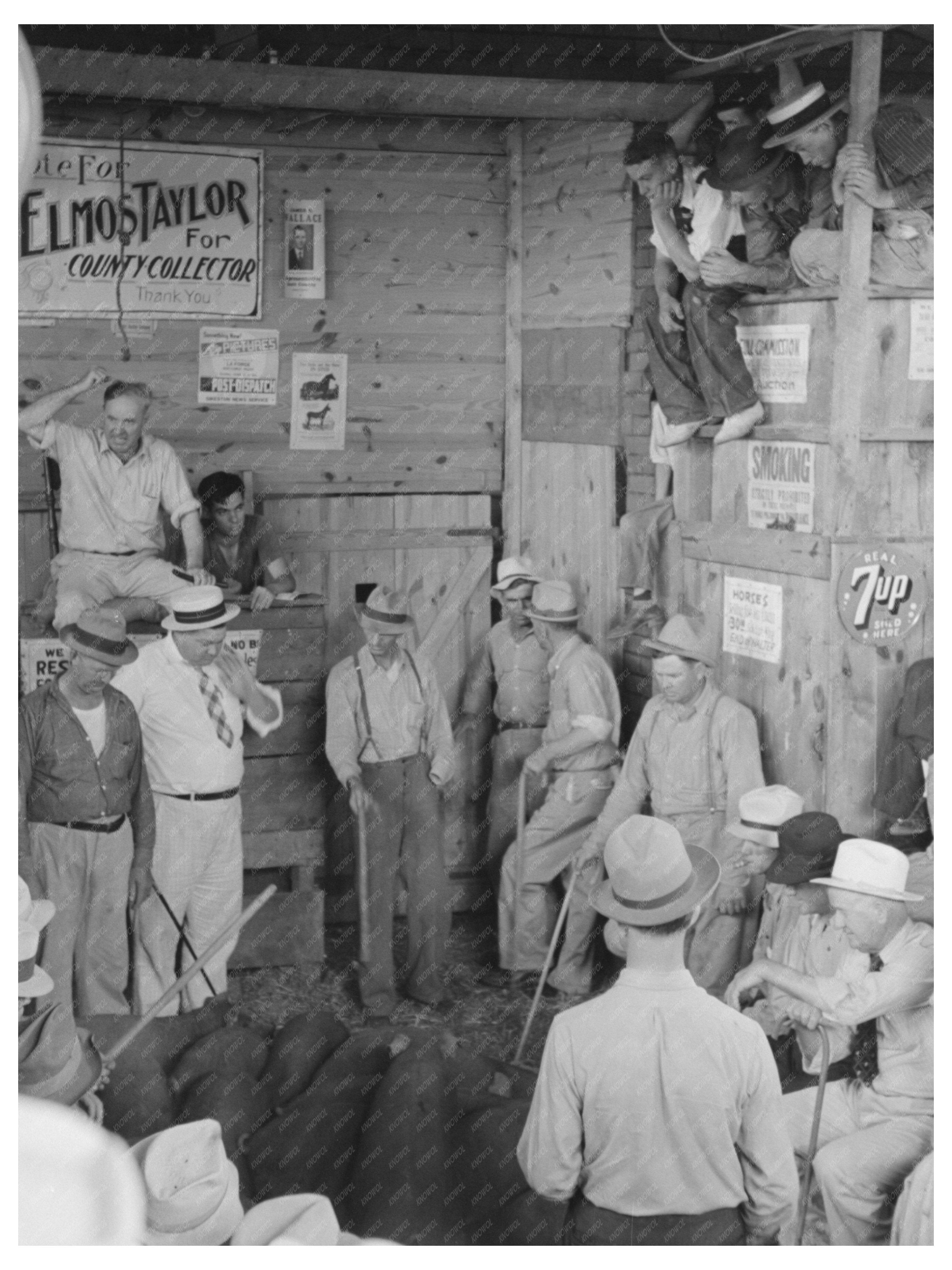 Spectators at Sikeston Auction Sale May 1938