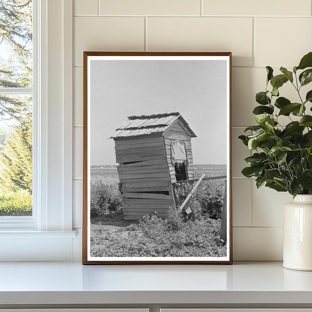 May 1938 Privy of Sharecroppers in Southeast Missouri