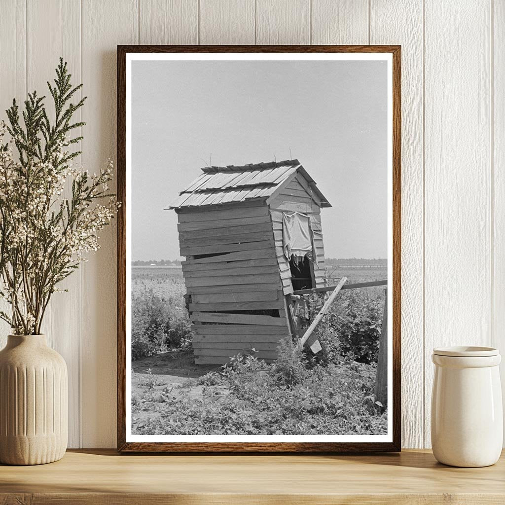 May 1938 Privy of Sharecroppers in Southeast Missouri