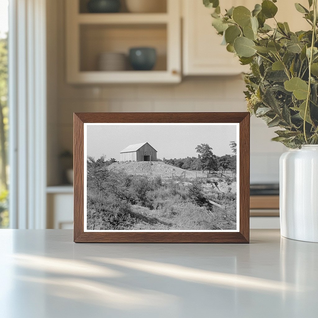 Vintage Barn on Elevated Hummock Missouri May 1938