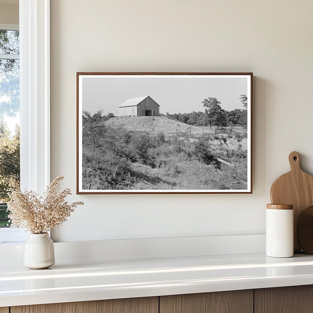 Vintage Barn on Elevated Hummock Missouri May 1938