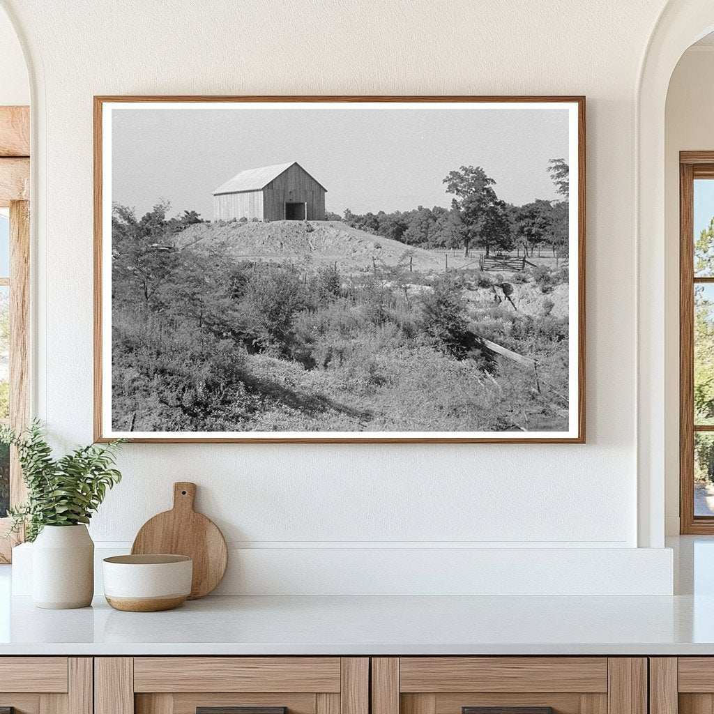 Vintage Barn on Elevated Hummock Missouri May 1938