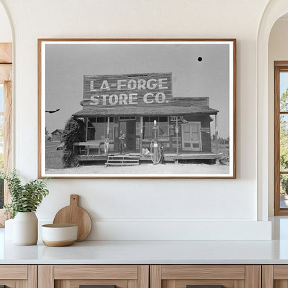 Vintage Commerce in La Forge Missouri May 1938