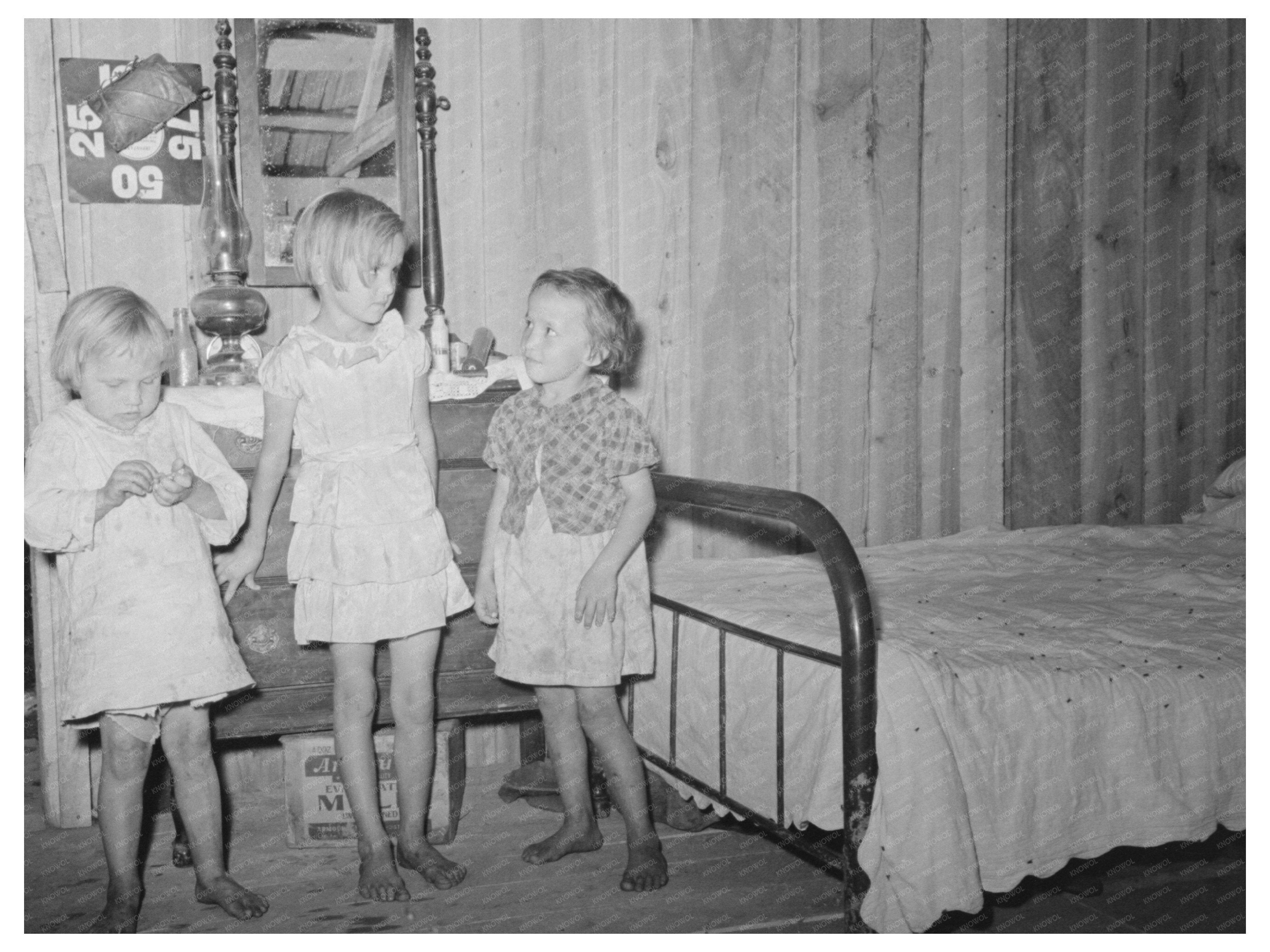 Sharecropper Home Interior Missouri May 1938
