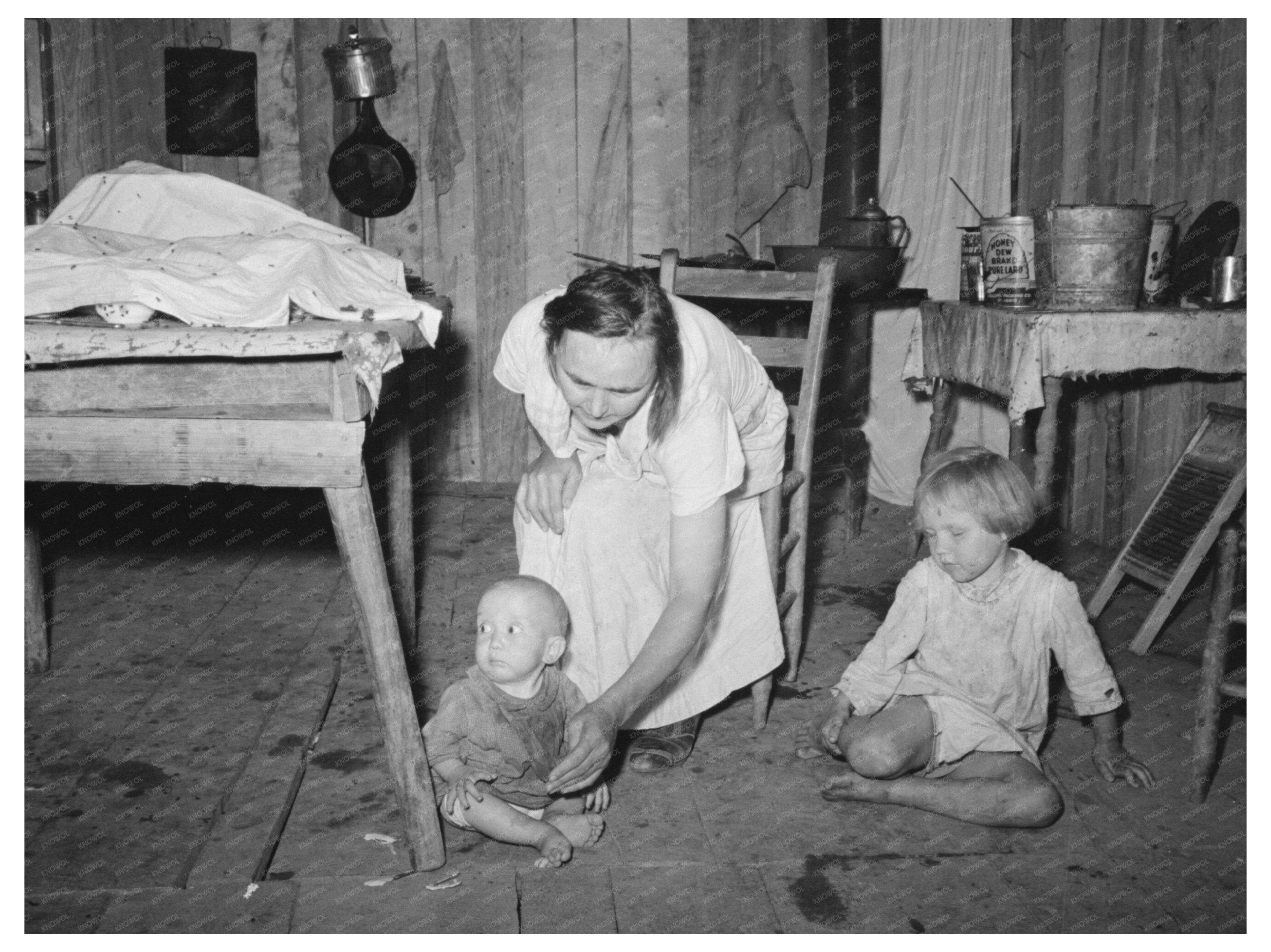 Sharecropper House Interior Missouri May 1938