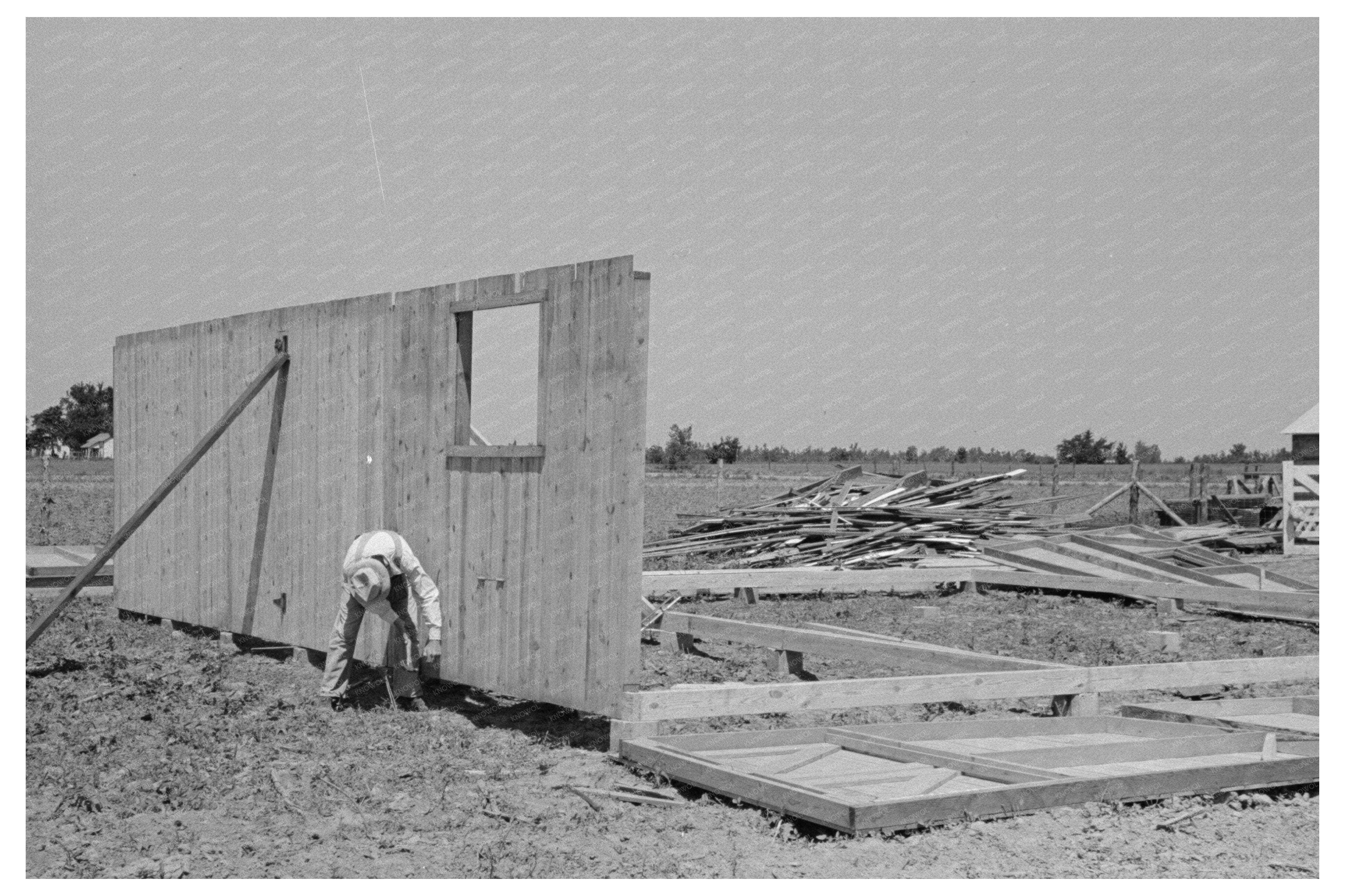 Vintage 1938 Barn Construction Southeast Missouri Farms