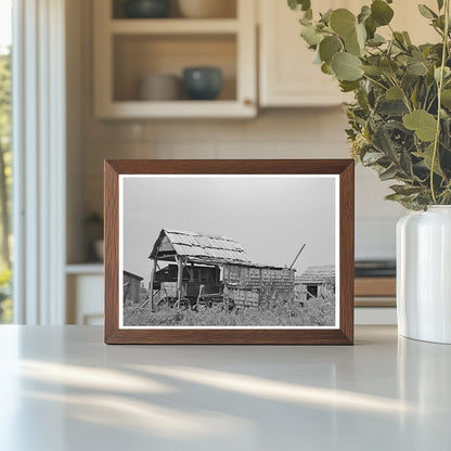 Vintage Wagon Storage Shed New Madrid County Missouri 1938