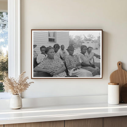 Wives Listen to Public Health Speech La Forge Missouri 1938