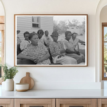 Wives Listen to Public Health Speech La Forge Missouri 1938