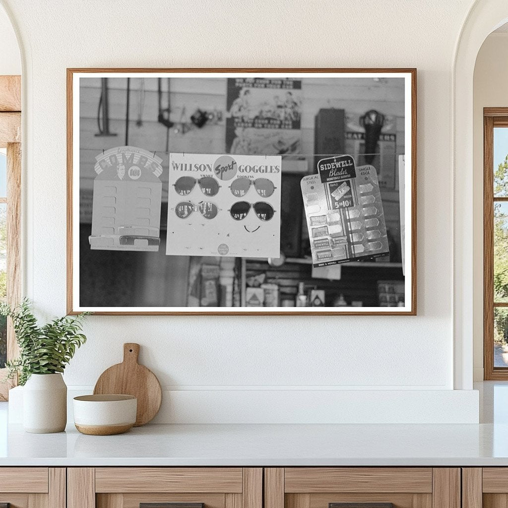 Vintage Store Display in La Forge Missouri August 1938