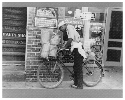 Delivery Boy in Caruthersville Missouri 1938