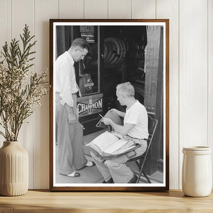 Tire Salesman and Storekeeper in Caruthersville 1938