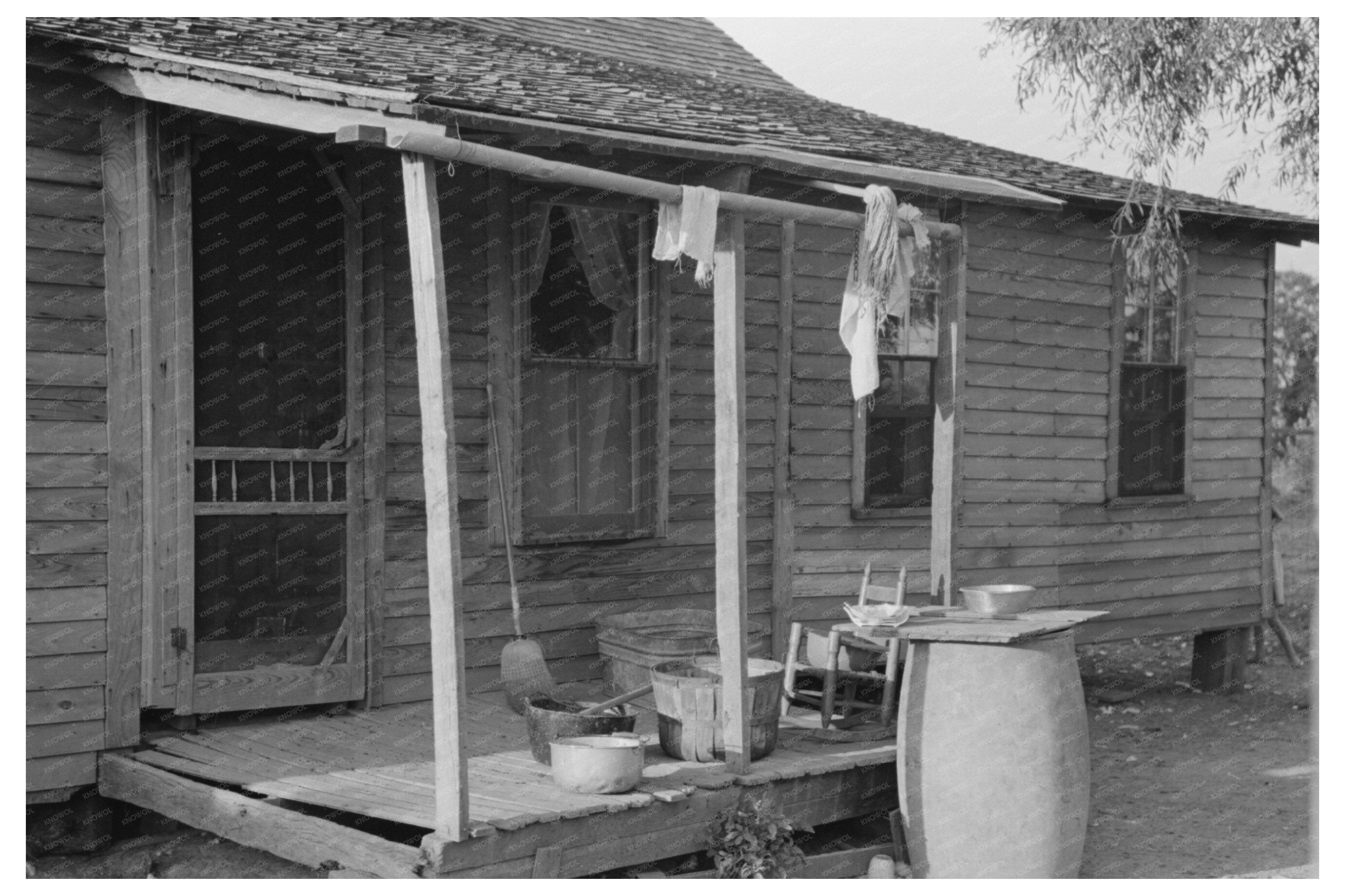 Vintage 1938 Farm Security Administration Porch in Missouri