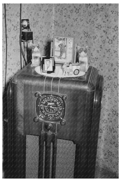 Vintage Radio in Farm Security Administration Home 1938