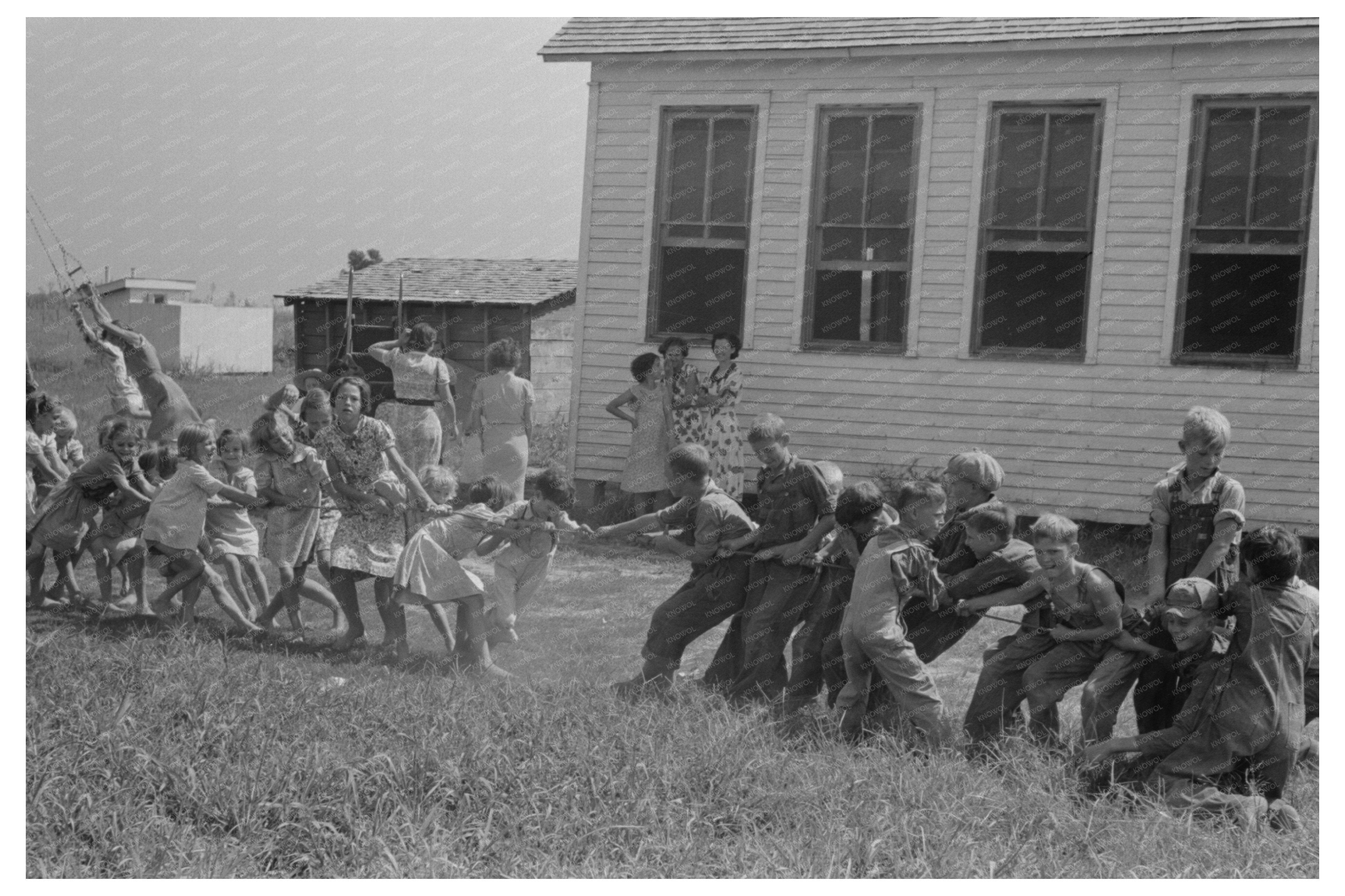 Tug-of-War Event at Southeast Missouri Farms Project 1938