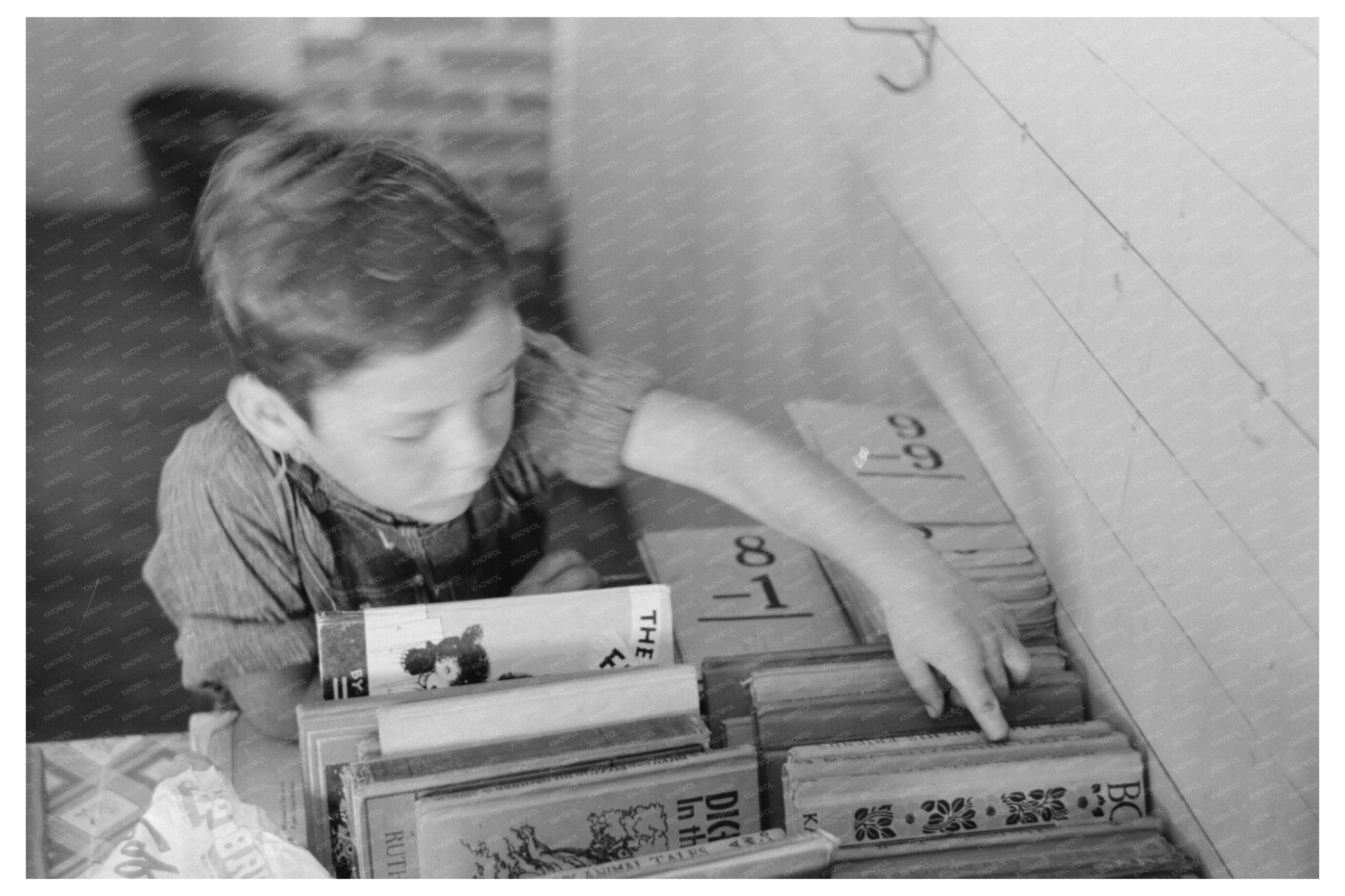 Vintage 1938 Rural Schoolchildren in Southeast Missouri