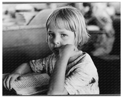 Schoolchild in Southeast Missouri Farms August 1938