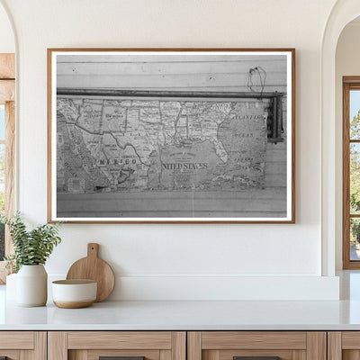 Vintage 1938 Southeast Missouri School Map Image - view 4