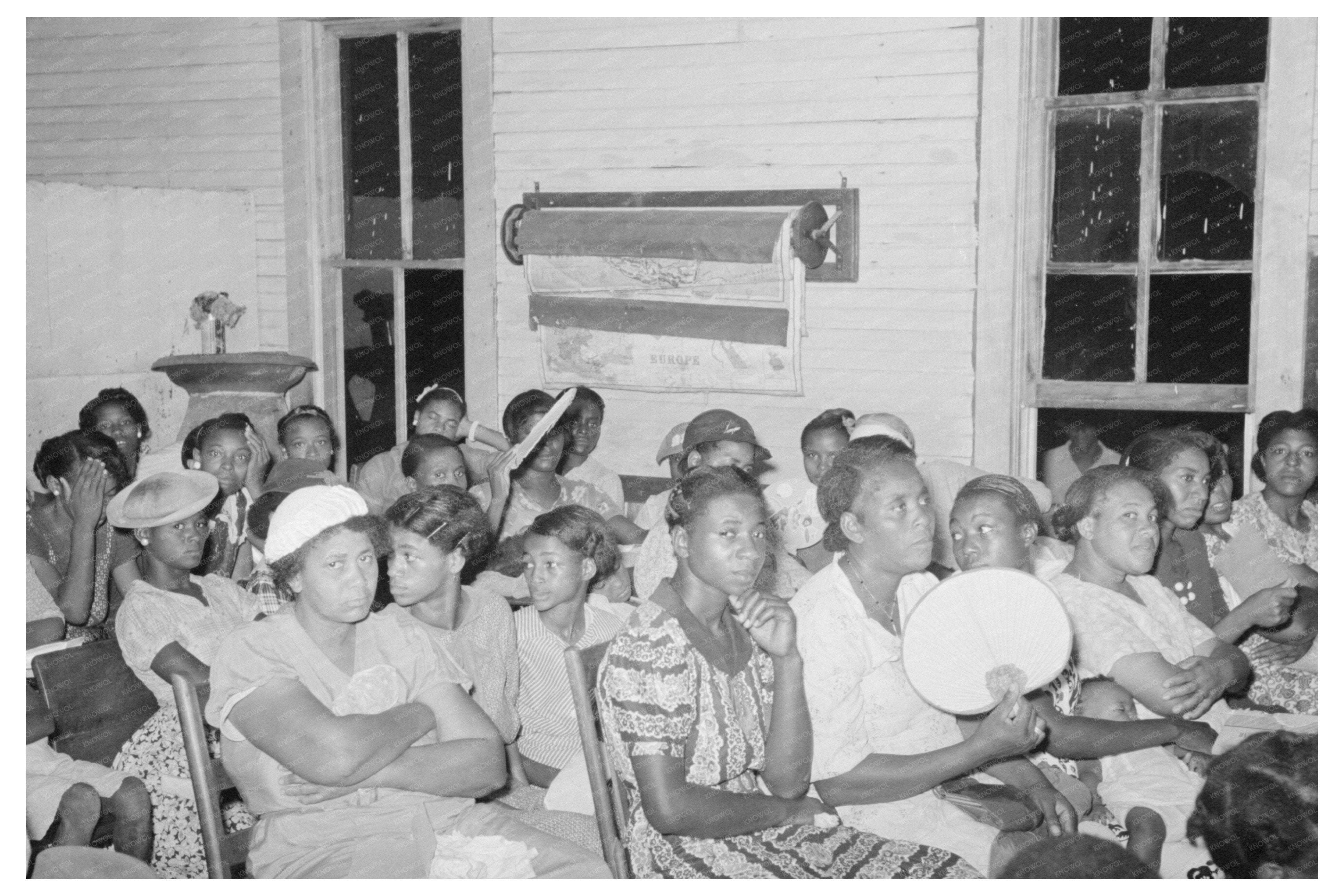 Women at Revival Meeting La Forge Missouri August 1938