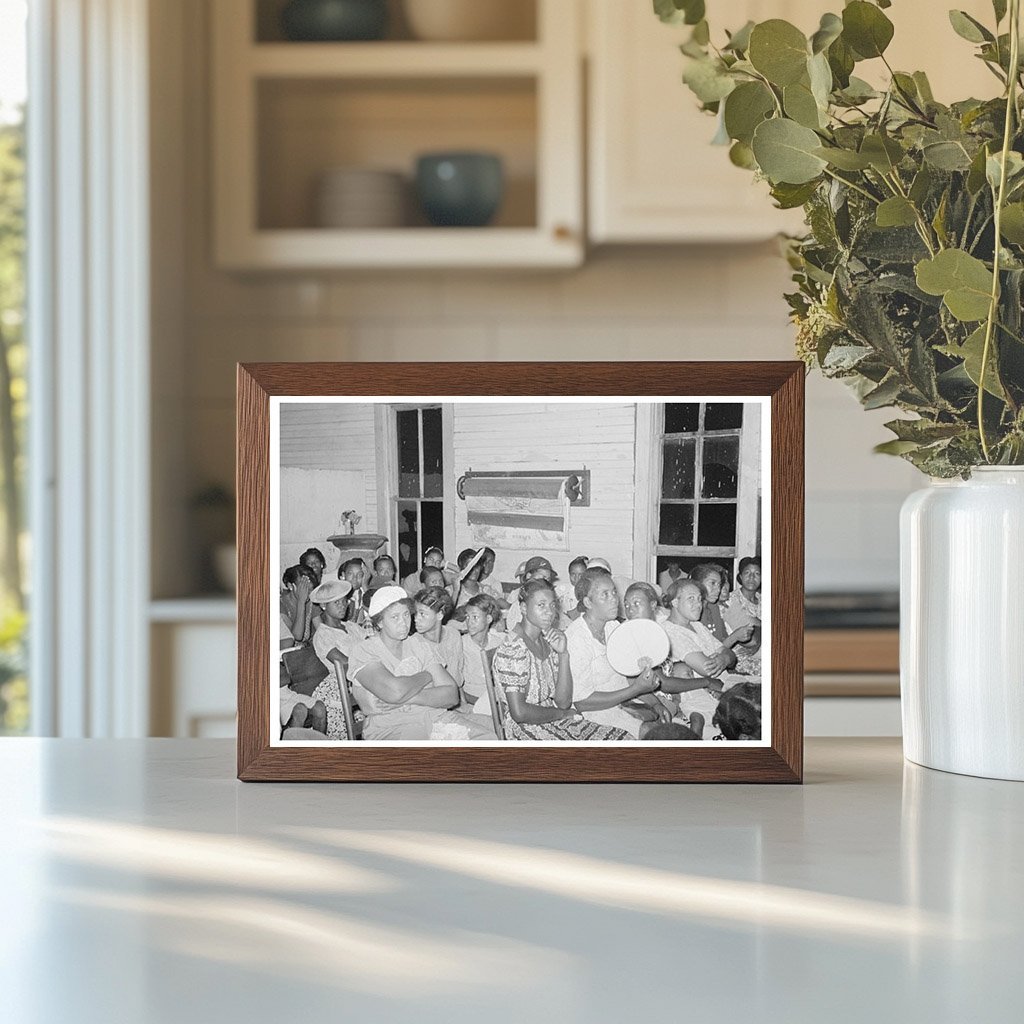 Women at Revival Meeting La Forge Missouri August 1938