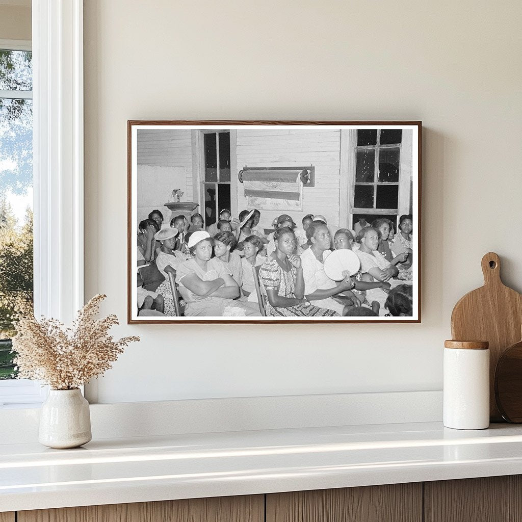 Women at Revival Meeting La Forge Missouri August 1938