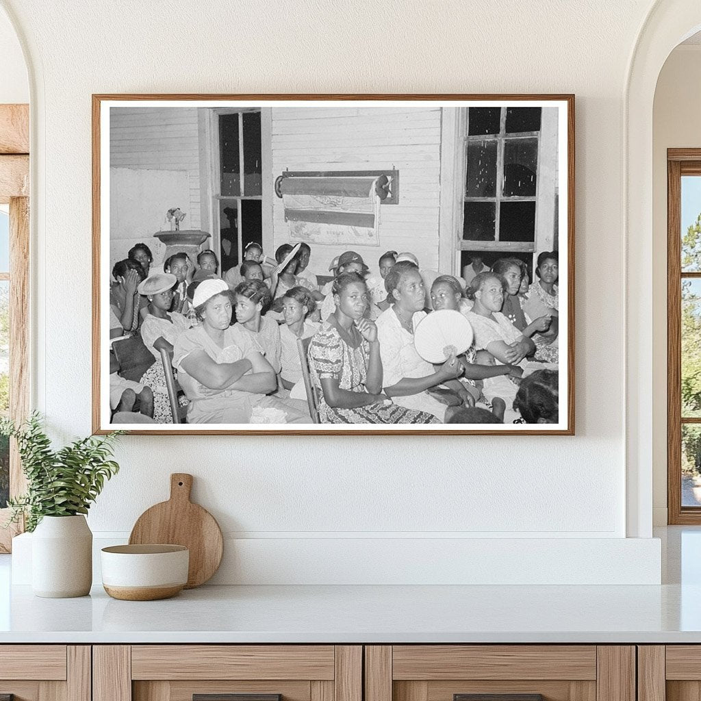 Women at Revival Meeting La Forge Missouri August 1938