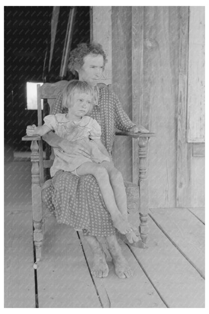 Mother and Child Among Squatters Caruthersville 1938