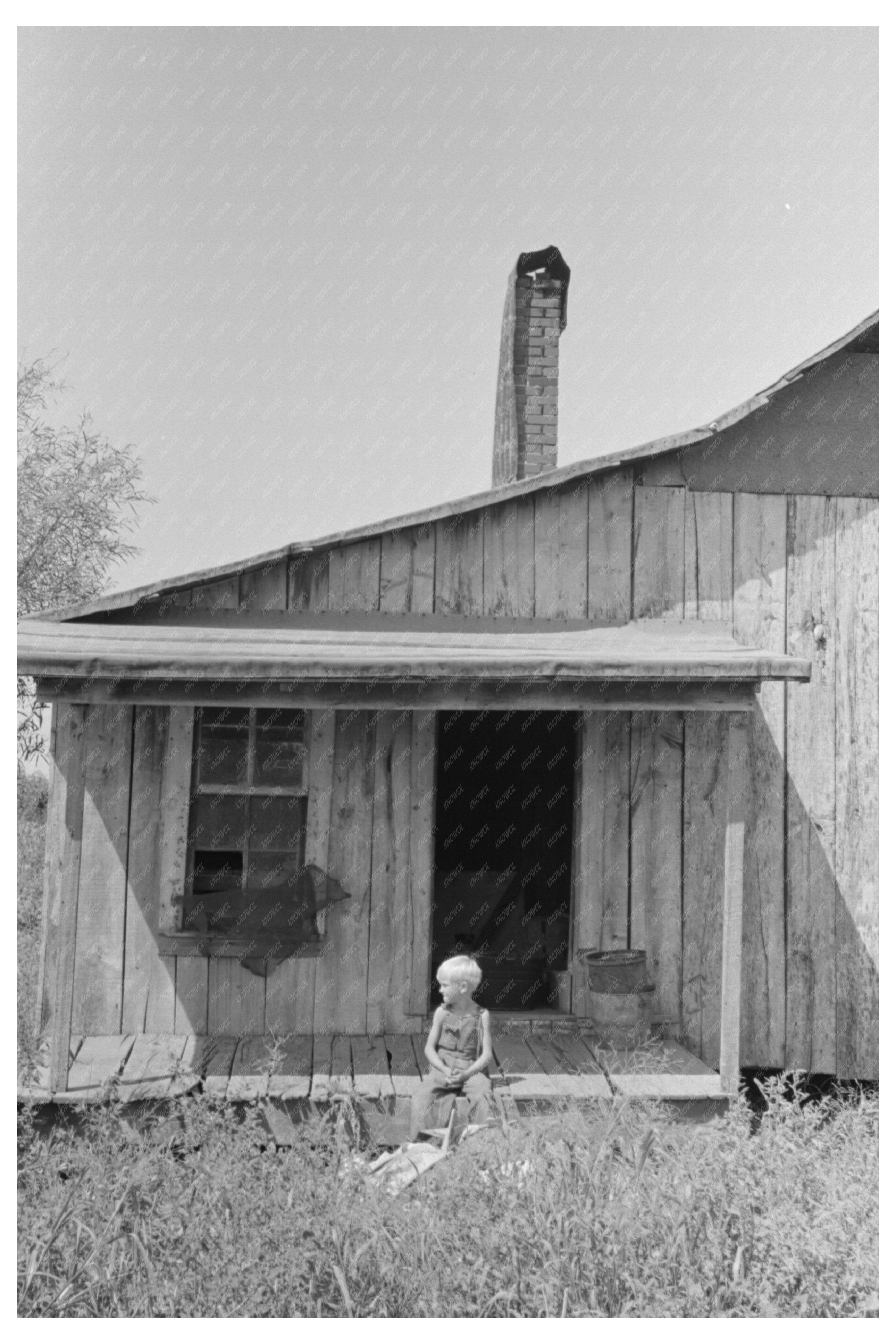 Sharecropper Cabin in Caruthersville Missouri 1938